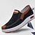 cheap Men&#039;s Slip-ons &amp; Loafers-Men&#039;s Loafers &amp; Slip-Ons Slip-on Sneakers Comfort Shoes Walking Classic Casual Outdoor Daily Canvas Breathable Loafer Black Blue Gray Color Block Summer Spring