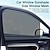 billige Solskærme og visirer til din bil-bueformet/firkantet effektiv bilrude solafskærmning siderude mesh universal bilrudeskærm åndbar biltilbehør
