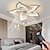 cheap Ceiling Fan Lights-LED Ceiling Fans Dimmable with Remote Contral Flower Design 25.7&quot; 5-Heads Flush Mount Ceiling Lamp Acrylic Lampshade Chandelier Bedroom Living Room