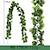 abordables Plantas artificiales-178cm simulación de plantas verdes simulación de ratán hojas traseras de tortuga simulación de decoración de ratán flores artificiales enredaderas plantas verdes techos suspendidos hojas decoración