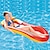 cheap Outdoor Fun &amp; Sports-Pool Floating Inflatable Floating Row Clamping Net Floating Bed Water Foldable Backrest Floating Bed Water Inflatable Reclining Chair Inflatable Floating Bed