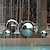 baratos Decoração de pátio-6 peças de bolas de aço inoxidável - bolas ocas polidas espelhadas de 32-120 mm para decoração de casa, decoração de jardim, cena, presente de aniversário &amp; mais!