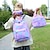 billiga Bokpåsar-3st/set laptop ryggsäck justerbar rem mode kvinnor nylon reseryggsäck söt gradient arbetsryggsäck för arbets skolresor, gå tillbaka till skolan