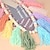 cheap Wall Accents-1pc Cotton Tassel Garland Banner Colorful Birthday Decor Party Backdrop Christmas Boho Wall Hangings For Bedroom, Nursery, Playroom, Baby Shower, Kids Girls Room Decor, Birthday Gift