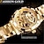 levne Mechanické hodinky-forsining pánské mechanické hodinky luxusní velký ciferník módní business dutá kostra automatické samonatahovací svítící voděodolné hodinky z nerezové oceli