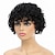 cheap Human Hair Capless Wigs-Short Curly Human Hair Wigs for Black Women Pixie Cut Wig With Banga Human Hair Wigs for Black Women Brazilian Virgin Human Hair Full Made Wigs for Women Natural