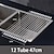 cheap Kitchen Storage-Roll Up Dish Rack, Stainless Steel Drying Drainer Over The Kitchen Sink, Foldable Rolling Rack Grey for Dishes Cups Fruits Forks