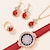 Недорогие Кварцевые часы-5шт набор часы женские кожаный ремешок женские часы простые повседневные женские аналоговые наручные часы браслет подарок