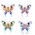 cheap Metal Wall Decor-1pc Metal Butterfly Wall Decor 3D Butterfly Hanging Metal Wall Art Hanging Wall Decor For Indoor Outdoor Home Office Bathroom Kitchen Bedroom Living Room Garden 28x35cm / 11&#039;&#039;x13.8&#039;&#039;