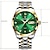 cheap Quartz Watches-POEDAGAR Luxury Style Watches Mens 2023 Fashion Stainless Steel Waterproof Calendar Week Quartz Gold Watch For Man Reloj Hombre