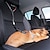 tanie Pokrowce na fotele samochodowe-uniwersalne produkty dla zwierząt domowych kot pies bezpieczeństwa regulowane szelki samochodowe smycz smycz szczeniak pas bezpieczeństwa klips podróżny pasek prowadzi