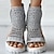 זול יום יומי-בגדי ריקוד נשים סנדלים נעלי נוחות יומי צבע אחיד קיץ עקב טריז פתוח בבוהן יום יומי PU רוכסן בז&#039; אפור