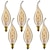 baratos Incandescente-Lâmpadas incandescentes de 40w vintage Edison velas e14 c35l regulável decorativas branco quente 2300k retrô regulável 220-240v