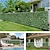 Χαμηλού Κόστους Τεχνητά φυτά-1 τμχ τεχνητός κισσός οθόνη φράχτη ιδιωτικότητας 40 x 120 uv-αντι ψεύτικα φύλλα αμπέλια τοίχος με γρασίδι για αίθριο μπαλκόνι ιδιωτικότητα κήπος διακόσμηση γάμου