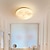 billige Taklamper-led dimbar taklampe 32,5 cm akryl takpanellampe minimalistisk lagdelt design stue spisestue lys ac220v kun dimmes med fjernkontroll