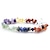 cheap Wearable Accessories-Healing Crystals，Natural Crystal Agate Jade Heart Colorful Gravel Bracelet Gypsum Multicolor Raw Stone Pendant Combination Set