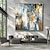 levne Abstraktní malby-ruční olejomalba plátno nástěnné umění dekorace moderní abstraktní pro domácí výzdobu válcované bezrámové nenatažené malby
