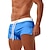 voordelige heren boxer zwembroek-Voor heren Boardshorts Zwemshorts Lange zwembroeken Zwembroek Trekkoord Elastische taille Zak met rits Effen Kleur Ademend Sneldrogend Korte Casual Dagelijks Strand Modieus Klassieke Stijl Leger