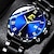Χαμηλού Κόστους Ρολόγια Quartz-ανδρικά ρολόγια μόδας πολυτελές ημερολόγιο ρολόι χαλαζία μεγάλο καντράν ανδρικό επαγγελματικό ρολόι ζώνης από ανοξείδωτο χάλυβα relojes masculino