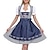 billige oktoberfest antrekk-Oktoberfest øl Kostume Dirndl Trachtenkleader Dirndl bluse bayerske Wiesn Tradisjonell stil Enger Dame Tradisjonell stil klut Kjole Forkle