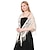 זול שלים-כיסויי גוף לנשים וינטאג&#039; אלגנטית ללא שרוולים פוליאסטר עליוניות לחתונה עם פרנזים עבור חתונה קיץ