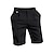 billige arbejdsshorts-Herre Shorts Kjole Shorts Bermuda shorts Arbejdsshorts Plisserede shorts Lomme Højdestigning Vanlig Komfort Åndbart Forretning Afslappet Årgang Elegant Sort Hvid Høj Talje Mikroelastisk