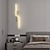 baratos Iluminação de Parede LED-lightinthebox led forro de parede interior desin 60-120cm/23.4-46.8in curva interior moderno simples lâmpada de parede led lâmpada de parede de silicone é aplicável ao quarto sala de estar banheiro