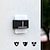 baratos Candeeiros Luzes de Exterior-Iluminação externa à prova d&#039;água lâmpadas de parede solar para cerca de varanda pátio lâmpada externa lâmpada de luz solar decoração de jardim para casa