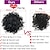 preiswerte Pferdeschwanz-Unordentlicher Haarknoten, Haarteil, elastischer Kordelzug, lockere Welle, lockiges Haar, Dutt, 85 g, großes Dutt-Verlängerungs-Haarteil für volles Haar, Clip-in, kurze synthetische