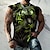 preiswerte 3D-Tanktops für Herren-Herren Shirt Ärmelloses T-Shirt für Männer Graphic Tier Tiger Rundhalsausschnitt Bekleidung 3D-Druck Täglich Sport Ärmellos Bedruckt Modisch Designer Muskel
