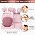 voordelige Huidverzorgingshulpmiddelen-siliconen elektrische gezichtsreinigingsborstel ultrasone poriereiniging dubbele as rollende massage gezichtslifting