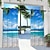 ieftine perdele impermeabile-perdele impermeabile exterioare pentru interior nunta terasa draperii groase de intimitate pentru dormitor de nunta, sufragerie, veranda, pergola, cabana, 1 panou