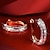 cheap Earrings-Women&#039;s Hoop Earrings Tropical Happy Earrings Jewelry For Party Prom Club