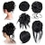 baratos Puxos-coque de cabelo bagunçado 5 pacotes para mulheres coque curto despenteado elástico sintético elástico peruca para mulheres meninas de bug #