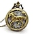 ieftine Ceasuri de Buzunar-nou sosire ceas de buzunar cuarț capac deschis stil mixt lup sălbatic relief capac transparent pandantiv unisex femei ceas bărbați