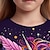 olcso lány 3D-s pólók-Lány 3D Grafika Rajzfilm Egyszarvú Póló Rövid ujjú 3D nyomtatás Nyár Tavasz Aktív Divat aranyos stílus Poliészter Gyerekek 3-12 év Szabadtéri Hétköznapi Napi Normál