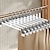 cheap Home Storage &amp; Hooks-10 Pack Trouser Hanger Clip Retractable Wardrobe Household Traceless JK Hanger Clothes Hanger Collection Stainless Steel Skirt Clip Drying Clip Artifact