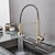 cheap Kitchen Faucets-Kitchen Faucet Pull Donw High Arc Spout, 360 Swivel Single Handle Sink Mixer Taps, Kitchen Vessel Tap with Hot and Cold Water Hose