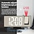 お買い得  装飾ライト-新しい LED プロジェクション時計多機能デジタル目覚まし時計自動感光電子時計 USB プラグインクロスボーダー
