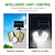 olcso Kültéri falilámpák-forgó napelemes fali lámpa kerti díszlámpa távirányítóval kültéri udvari világítás kerti garázs fali lámpa