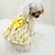 abordables Ropa para perro-nueva falda floral para mascotas algodón lindo primavera / verano ropa para perros suministros para mascotas