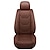 cheap Car Seat Covers-StarFire Universal 5D PU Leather Front Seat Cover Car Seat Mat Waterproof Car Seat Protector Breathable