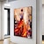 olcso Portrék-Hang festett olajfestmény Kézzel festett Függőleges Absztrakt Emberek Modern Anélkül, belső keret
