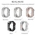 ieftine Carcase Smartwatch-Carcasa ceasului Compatibil cu Apple Watch Series 8 7 41mm 45mm / Series 6 5 4 SE 40mm 44mm Rezistent la zgârieturi Capacul complet al barei de protecție Protectie de jur imprejur Sticlă Temperat