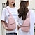 cheap Crossbody Bags-Women&#039;s Crossbody Bag Chest Bag Polyester Oxford Cloth Outdoor Daily Zipper Adjustable Large Capacity Waterproof Solid Color Black White Pink
