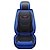 baratos Capas para bancos de automóveis-Starfire universal 5d couro pu capa de assento dianteiro tapete de assento de carro impermeável protetor de assento de carro respirável