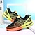 cheap Women&#039;s Sneakers-Women&#039;s Sneakers Plus Size Flyknit Shoes Comfort Shoes Outdoor Daily Color Block Flat Heel Round Toe Fashion Casual Running Tissage Volant Lace-up Black White Blue