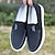 Χαμηλού Κόστους Ανδρικά Φορετά &amp; Μοκασίνια-Ανδρικά Μοκασίνια &amp; Ευκολόφορετα Ανδρικά παπούτσια casual Παπούτσια άνεσης Περπάτημα Καθημερινό Καθημερινά Πανί Αναπνέει Άνετο Αντιολισθητικό Μοκασίνια Μαύρο Γκρίζο Καλοκαίρι Φθινόπωρο