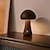 cheap Table Lamps-Mushroom Table Lamp Bedroom Bedside Sleep Night Light Solid Wood Dimmable Atmosphere Light