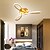 abordables Plafonniers à intensité variable-plafonnier led 23,4 &quot;conception de cercle d&#039;anneau à 1 lumière finitions peintes en aluminium à intensité variable lampes suspendues de chambre à coucher de salle à manger de style moderne luxueux